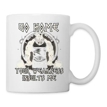 Soulevé de terre Nordmann Athlètes Athlètes Vikings - Mug blanc - blanc - Droite