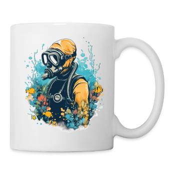 Thierry le plongeur - Mug blanc - blanc - Droite