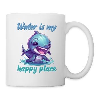 Water is my happy place - Mug - white - Right