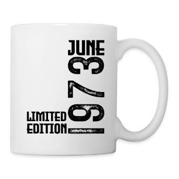 Geschenk Juni 1973 Geburtstag Juni 1973. Juni 1973 - Tasse - Weiß - Rechts