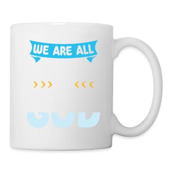 We are all children of God's Christian faith - Mug - white - Right