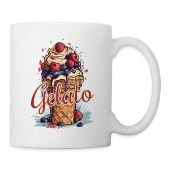 Gelato Ice Cream Ice Cream Ice Cream - Mug - white - Right