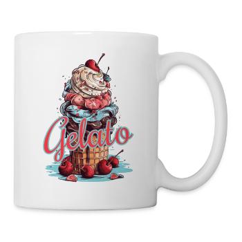 Gelato Ice Cream Ice Cream Ice Cream - Mug - white - Right
