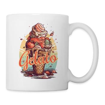 Gelato Ice Cream Ice Cream Ice Cream - Mug - white - Right