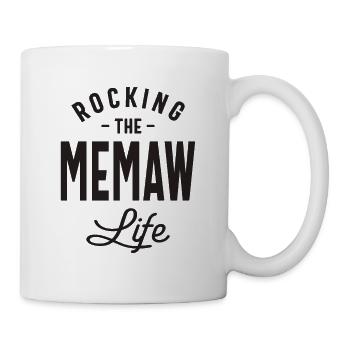 Rocking the Memaw Life - Mamans et grands-mères - Mug blanc - blanc - Droite