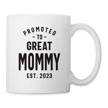 Befördert zur Großen Mama - für Mütter und Omas - Tasse - Weiß - Rechts