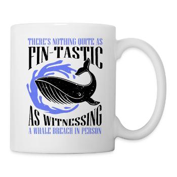 Conception de baleines à bosse pour l’océan, la mer, la baleine et les baleines - Mug blanc - blanc - Droite