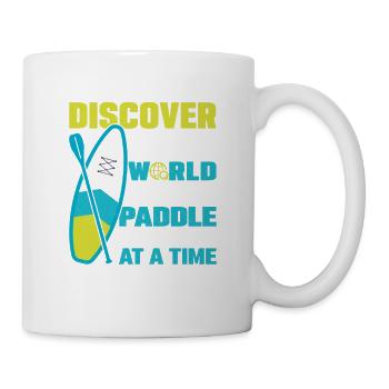 Discover The World Stand Up Paddle Board - Tasse - Weiß - Rechts