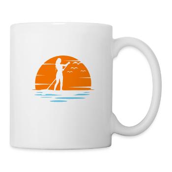 I Don't Walk On Water But It's Close Stand Up Padd - Mug - white - Right