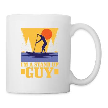 Je suis un gars debout Stand Up Paddle Board - Mug blanc - blanc - Droite