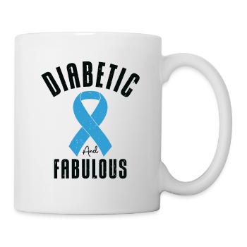 Diabetic Pancreas Diabetes Awareness - Mug - white - Right