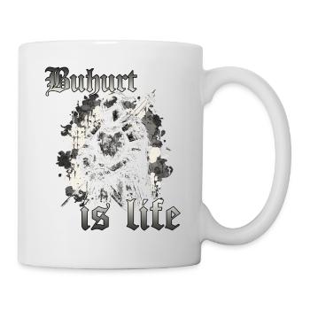 Buhurt Bouhourt Knight Compétition Guerrier Sport - Mug blanc - blanc - Droite