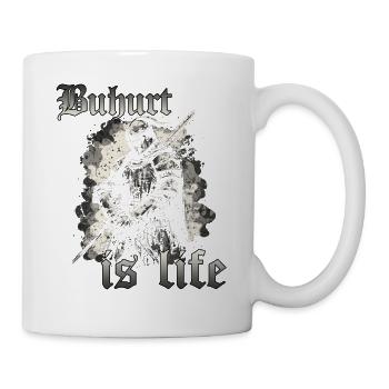 Tournoi des chevaliers HEMA Buhurt Buhurd Tjost Warrior - Mug blanc - blanc - Droite