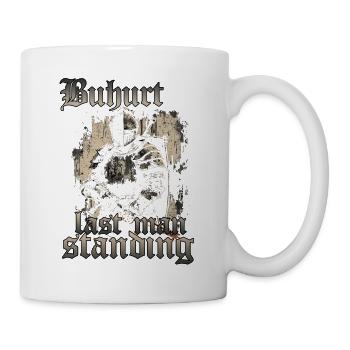Knight Tournament Motif Turnei Tjost Warrior Buhurt - Mug - white - Right