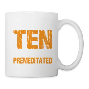 Compter jusqu’à dix le rend prémédité 10 - Mug blanc - blanc - Droite