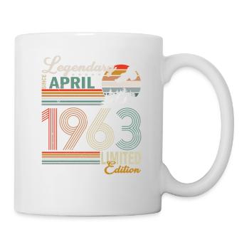 April 1963 Birthday April 1963 Gift - Mug - white - Right