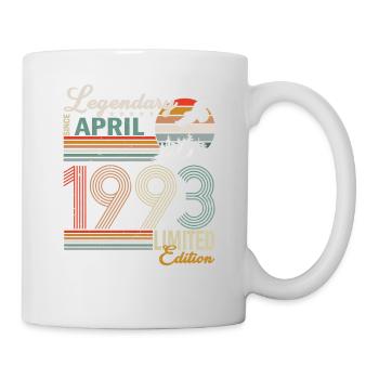 Avril 1993. Anniversaire Avril 1993. Don 1993. - Mug blanc - blanc - Droite