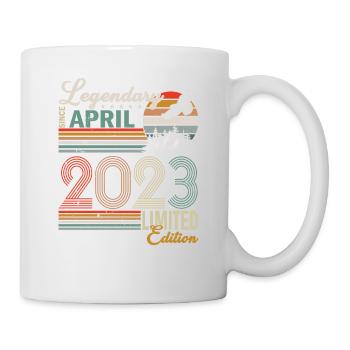 Vintage Retro Anniversary April 2023 - Mug - white - Right