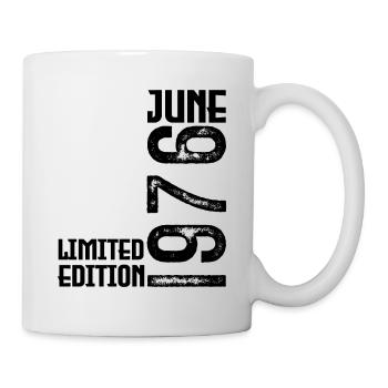 Cadeau juin 1976 anniversaire Juin 1976. juin 1976 - Mug blanc - blanc - Droite