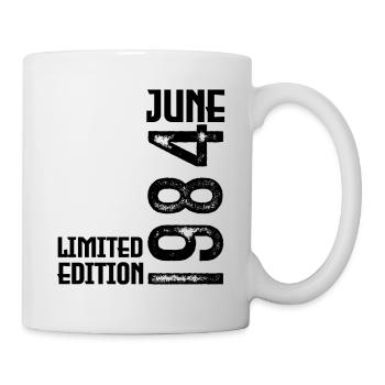 Gift June 1984 anniversary June 1984. June 1984 - Mug - white - Right