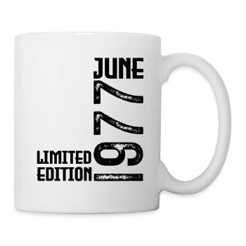 Gift June 1977 birthday June 1977. June 1977 - Mug - white - Right