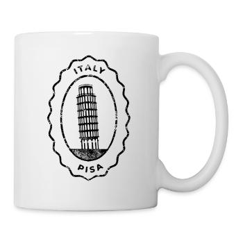 Pise Italie La tour penchée de Pise Souvenir - Mug blanc - blanc - Droite
