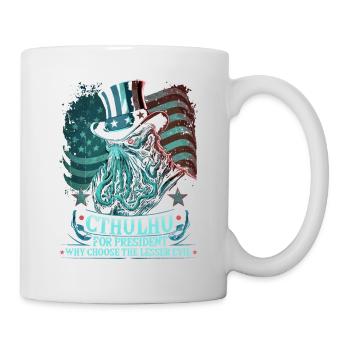 Cthulhu For President, Election 2024 Cosmic Horror - Mug - white - Right