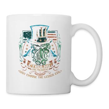 Cthulhu For President, Election 2024 Cosmic Horror - Mug - white - Right
