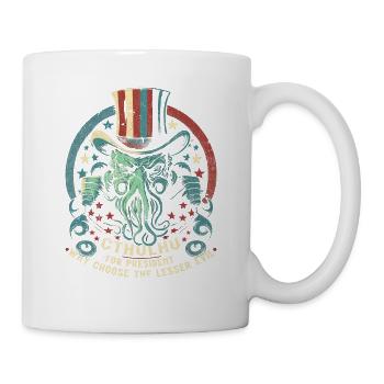 Cthulhu For President, Election 2024 Cosmic Horror - Mug - white - Right