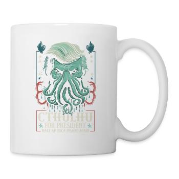 Cthulhu For President, Election 2024 Cosmic Horror - Mug - white - Right