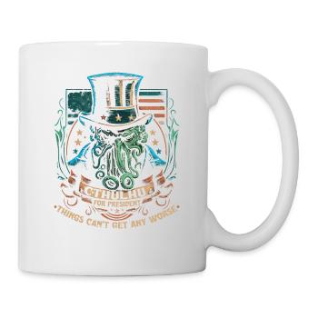 Cthulhu For President, Election 2024 Cosmic Horror - Mug - white - Right