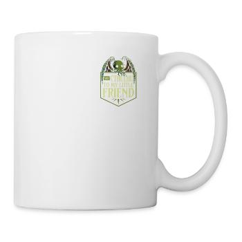 Cthulhu Fake Pocket, Cosmic Horror Cute Kawaii - Mug - white - Right