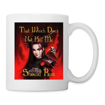 That which does not kill me, should run - Mug - white - Right