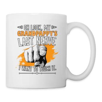 Look My Grandpappy's Last Nerve Funny Grandfather - Mug - white - Right