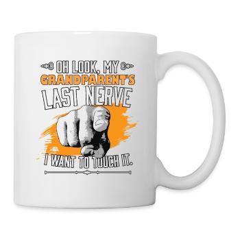 Look My Grandparent's Last Nerve Funny - Mug - white - Right