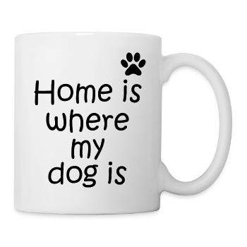 Hund Dog - Tasse - Weiß - Rechts
