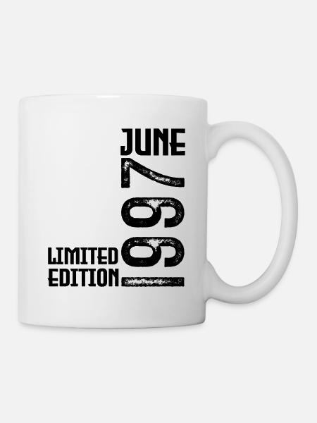 Cadeau juin 1997 anniversaire Juin 1997. juin 1997 - Mug blanc - blanc