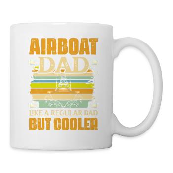 Papa hydroglisseur comme un père ordinaire mais une hélice plus cool - Mug blanc - blanc - Droite