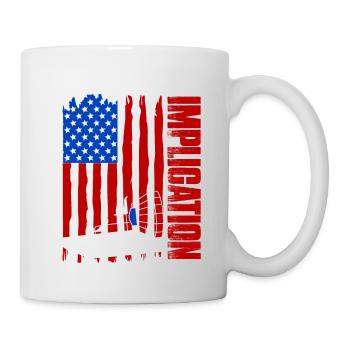En raison de l’implication Airboat Air Boat Propel - Mug blanc - blanc - Droite