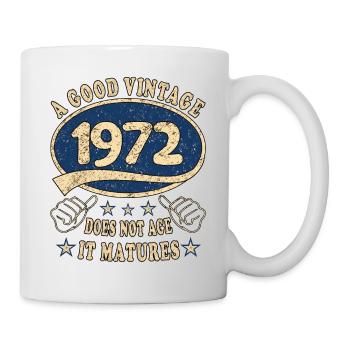 51ème anniversaire 1972 '51 Bon Millésime - Mug blanc - blanc - Droite