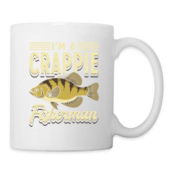 Ich bin ein Crappie-Fischer - Tasse - Weiß - Rechts