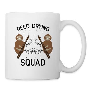 Bassoonist design for woodwind orchestra - Mug - white - Right