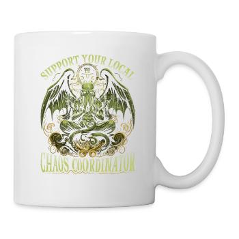 Cthulhu Chaos Coordinator, Cosmic Horror Cthulhu - Mug - white - Right
