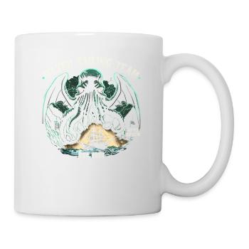 Cthulhu R'lyeh Sailing Team, Cosmic Horror Cthulhu - Tasse - Weiß - Rechts