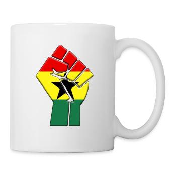Ghana African Flag Country Pride Native Ancestry - Mug - white - Right