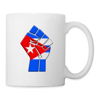 Drapeau de Cuba Fierté du pays cubain Ascendance autochtone - Mug blanc - blanc - Droite