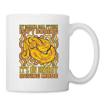 Ce n’est que le mode d’économie d’énergie Snake Banana Ball - Mug blanc - blanc - Droite