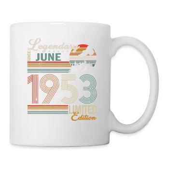 June 1953 Original 1953 Anniversary 1953 June - Mug - white - Right