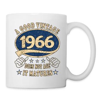 57. Geburtstag 1966 57er Guter Jahrgang - Tasse - Weiß - Rechts