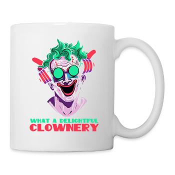 What a delightful clown - Mug - white - Right